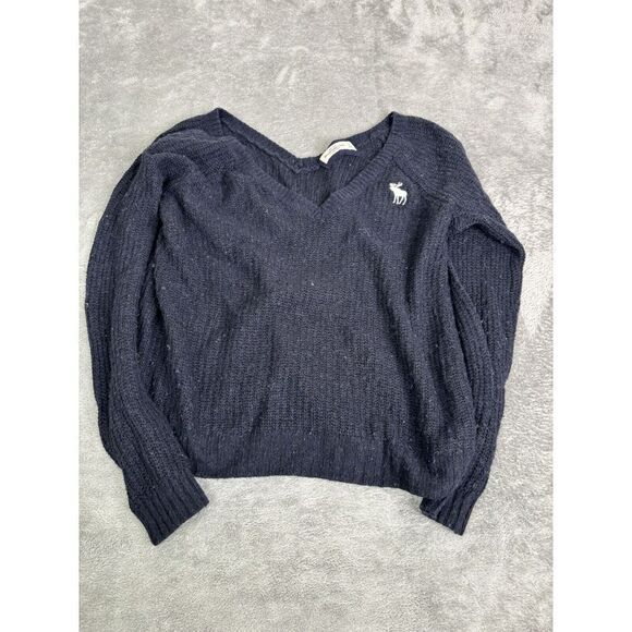 Vintage Y2K Abercrombie & Fitch Pullover Sweater Women's Size Small Blue - Picture 1 of 10